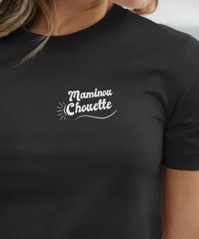 T-Shirt Maminou Chouette face Pour femme