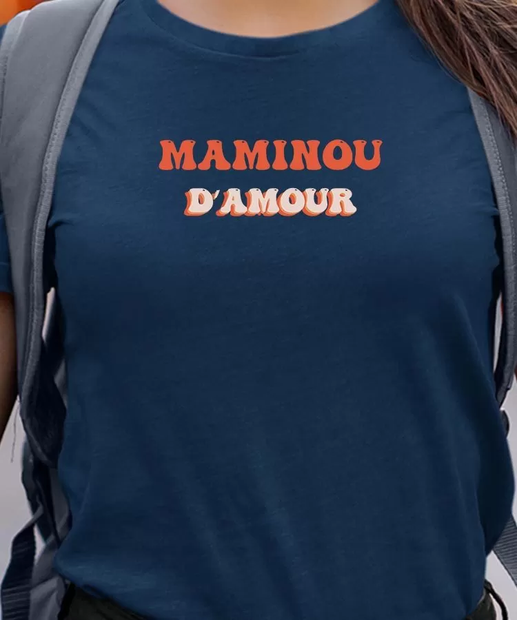 T-Shirt Maminou d'amour Pour femme