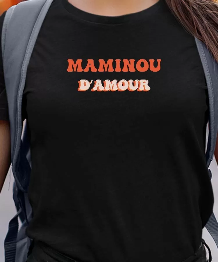 T-Shirt Maminou d'amour Pour femme