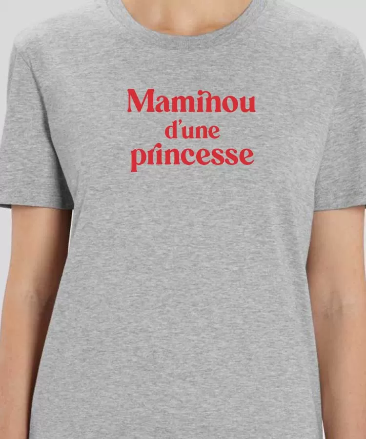 T-Shirt Maminou d'une princesse Pour femme