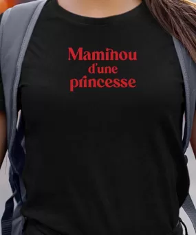 T-Shirt Maminou d'une princesse Pour femme