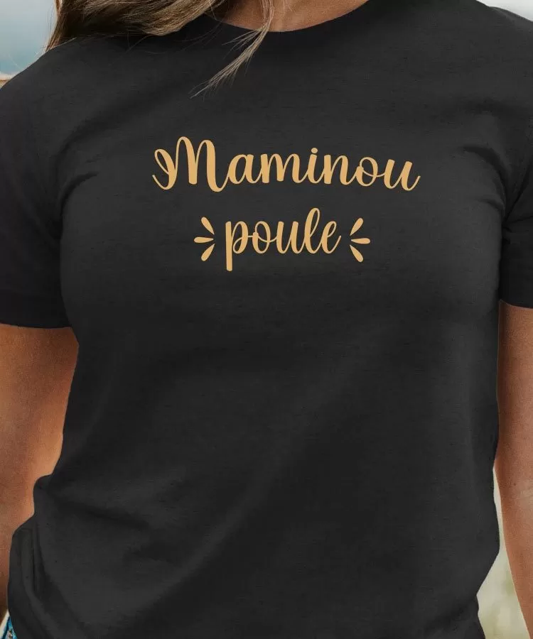 T-Shirt Maminou poule Pour femme