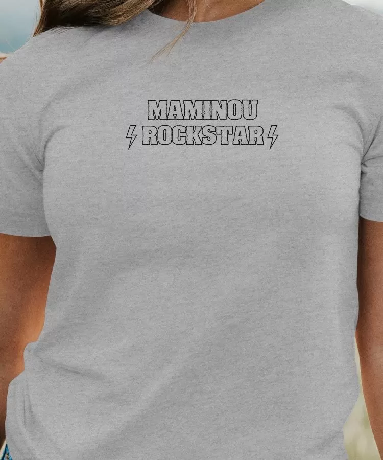 T-Shirt Maminou ROCKSTAR Pour femme