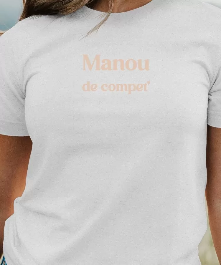 T-Shirt Manou de compet' Pour femme