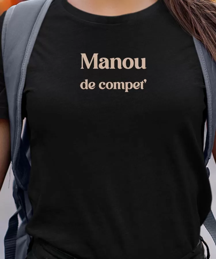 T-Shirt Manou de compet' Pour femme