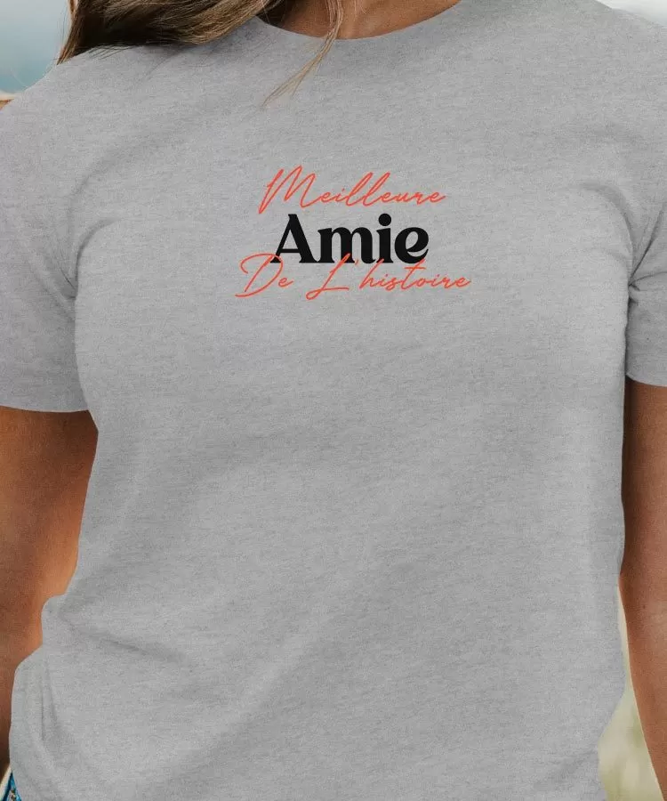 T-Shirt Meilleure Amie de l'histoire Pour femme