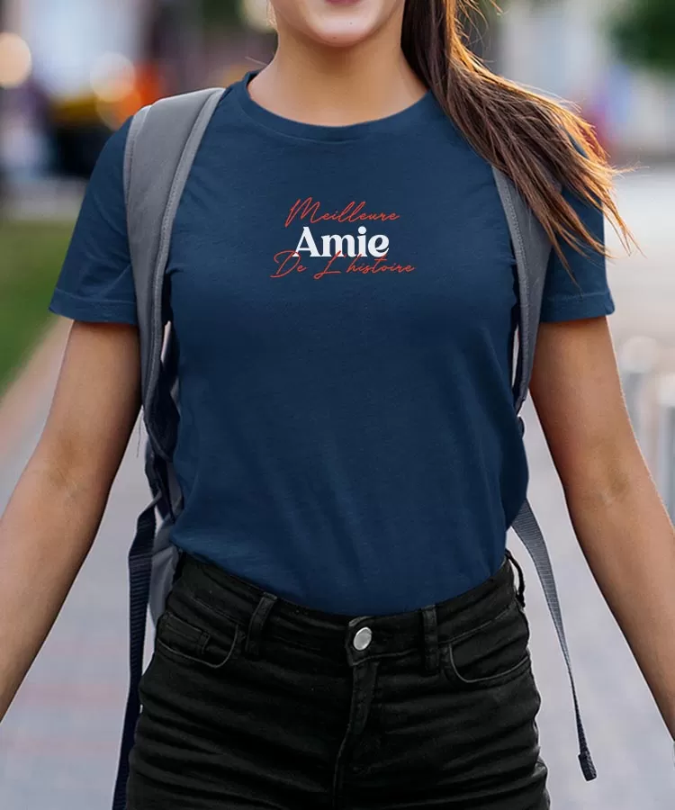 T-Shirt Meilleure Amie de l'histoire Pour femme