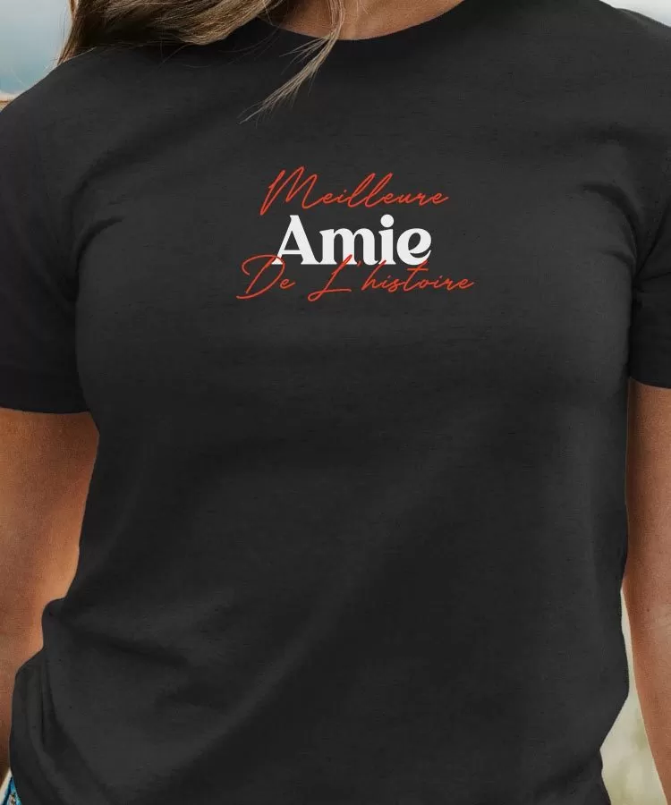 T-Shirt Meilleure Amie de l'histoire Pour femme