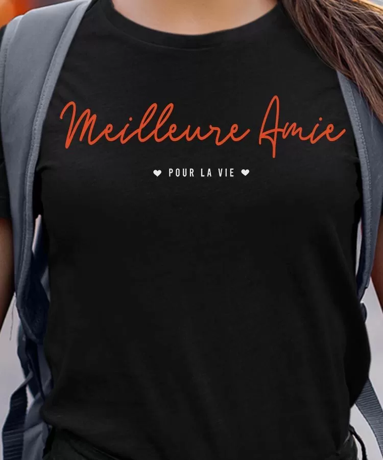 T-Shirt Meilleure Amie pour la vie Pour femme