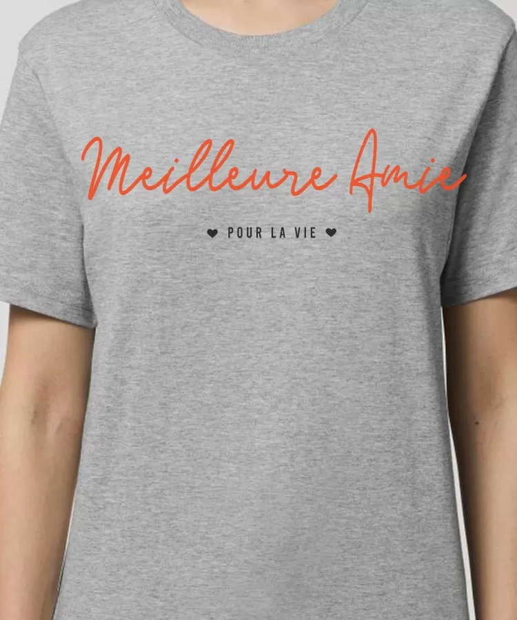 T-Shirt Meilleure Amie pour la vie Pour femme