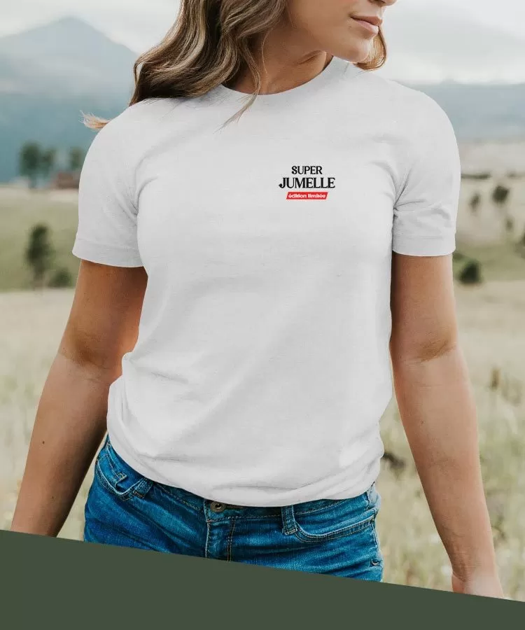 T-Shirt Super Jumelle édition limitée Pour femme