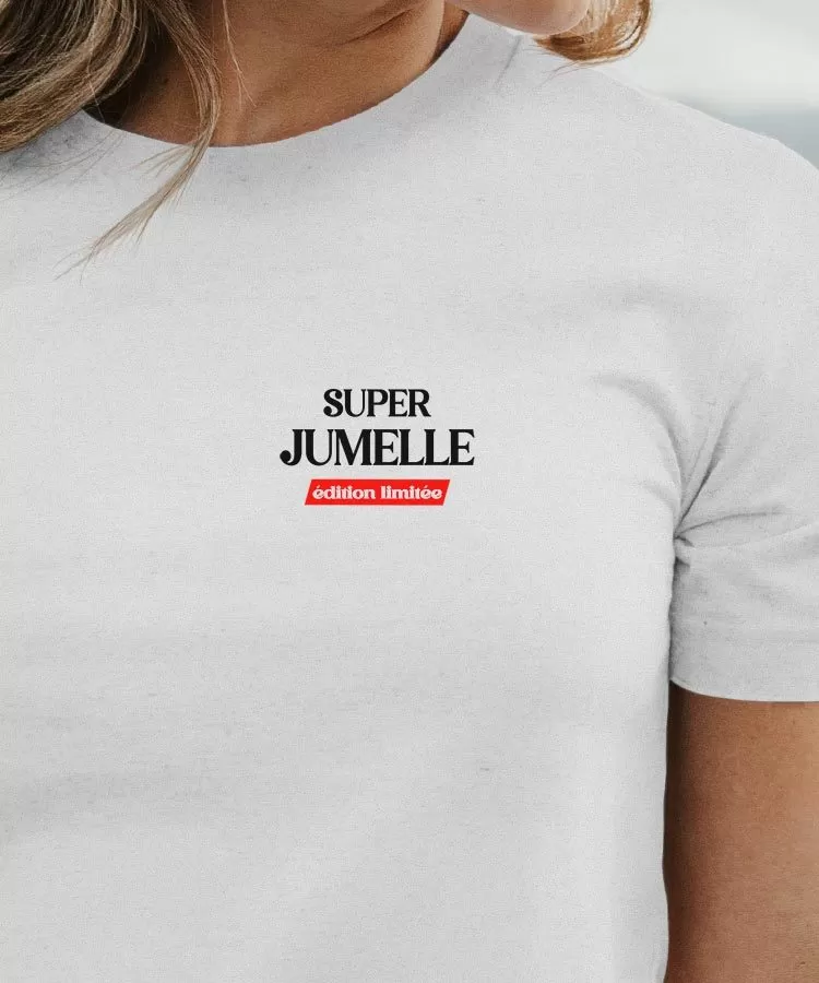 T-Shirt Super Jumelle édition limitée Pour femme