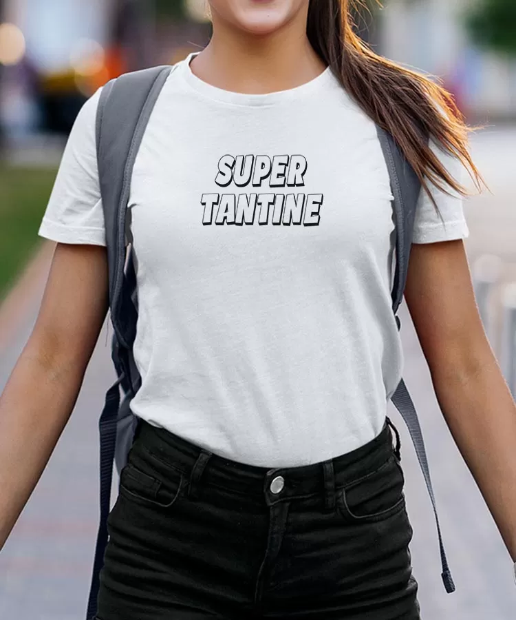 T-Shirt Super Tantine Pour femme