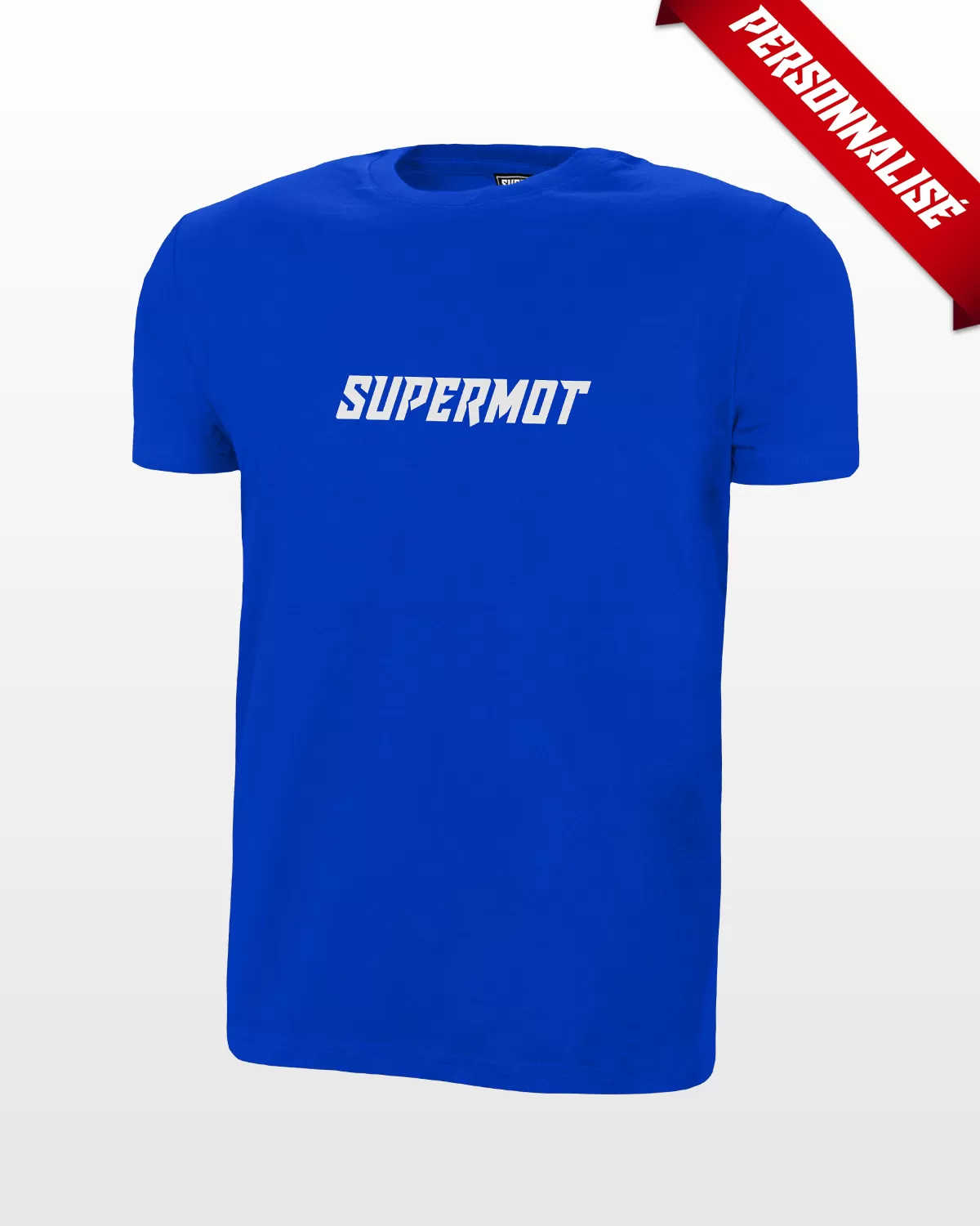 T-Shirt SUPERMOT PERSONNALISÉ Bleu - SUPERMOT® - Boutique Officielle