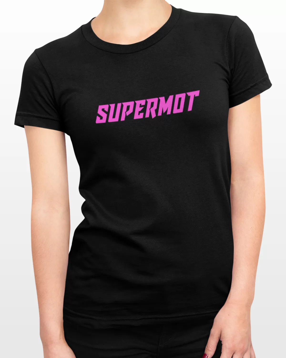 T-Shirt SUPERMOT PERSONNALISÉ Fluo Rose - SUPERMOT® - Boutique Officielle