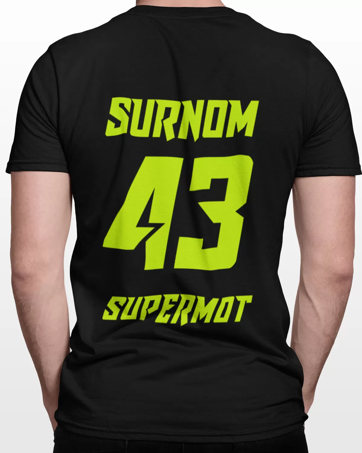 T-Shirt SUPERMOT PERSONNALISÉ Fluo - SUPERMOT® - Boutique Officielle