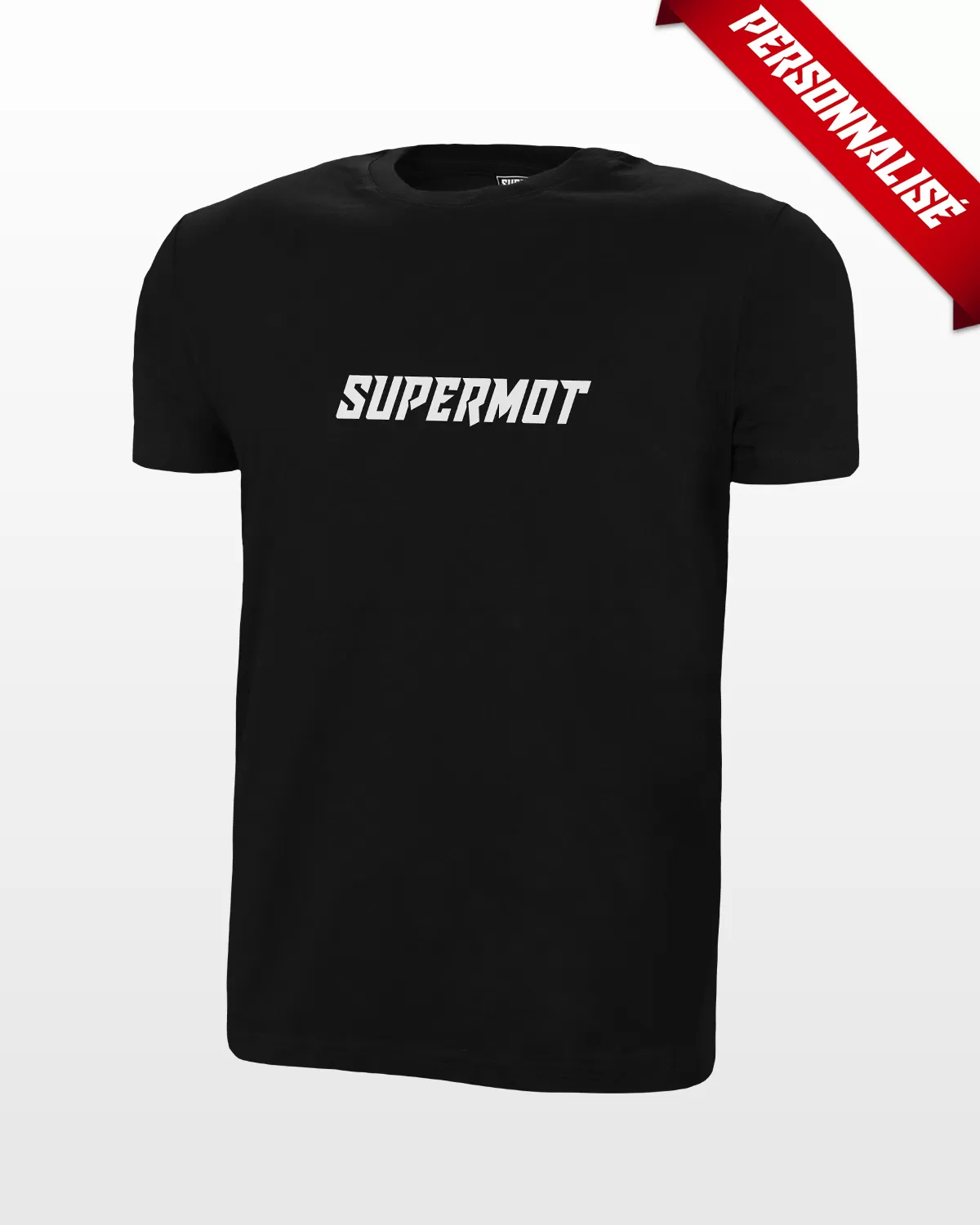 T-Shirt SUPERMOT PERSONNALISÉ Noir - SUPERMOT® - Boutique Officielle