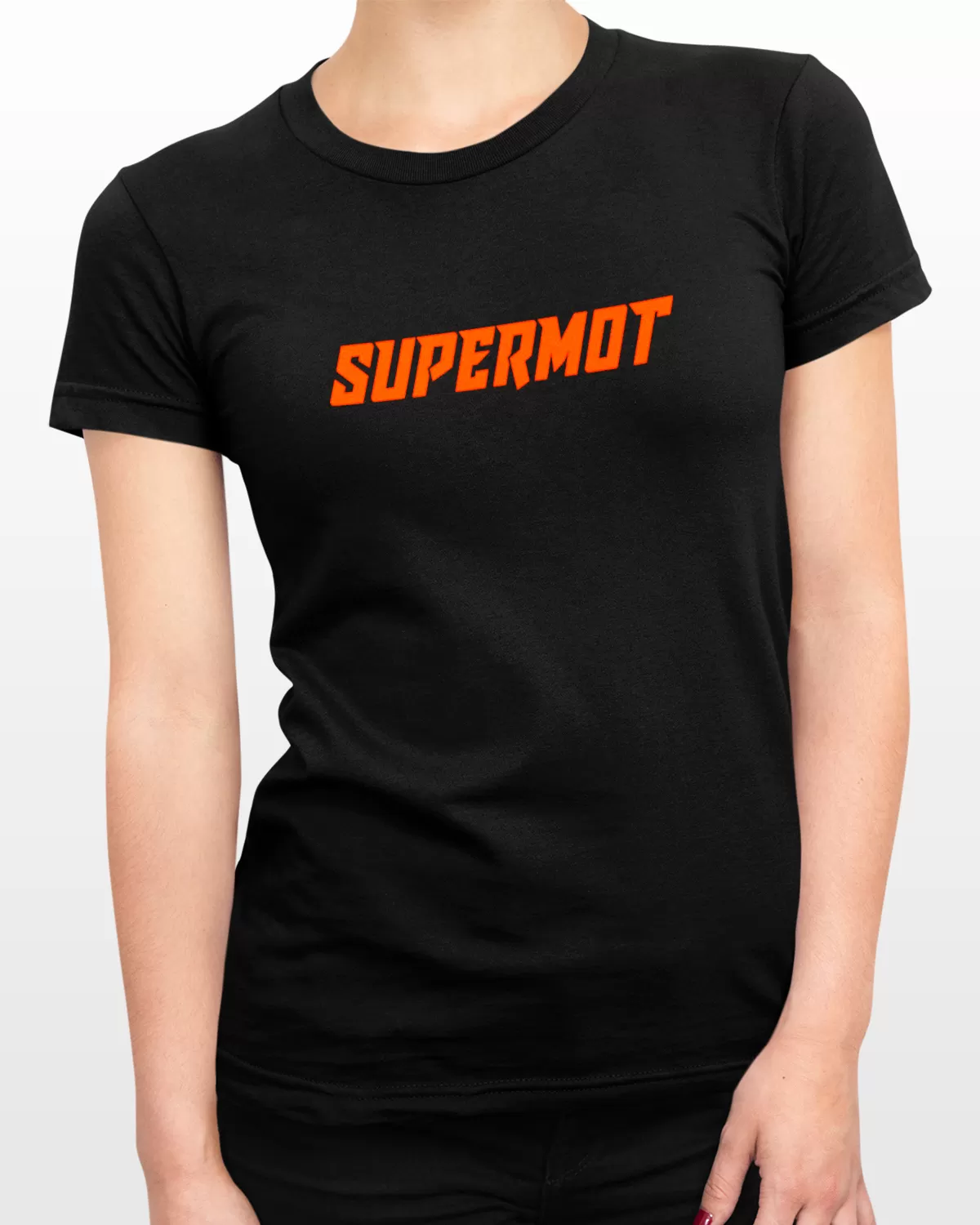 T-Shirt SUPERMOT PERSONNALISÉ ORANGE FLUO EDITION - SUPERMOT® - Boutique Officielle