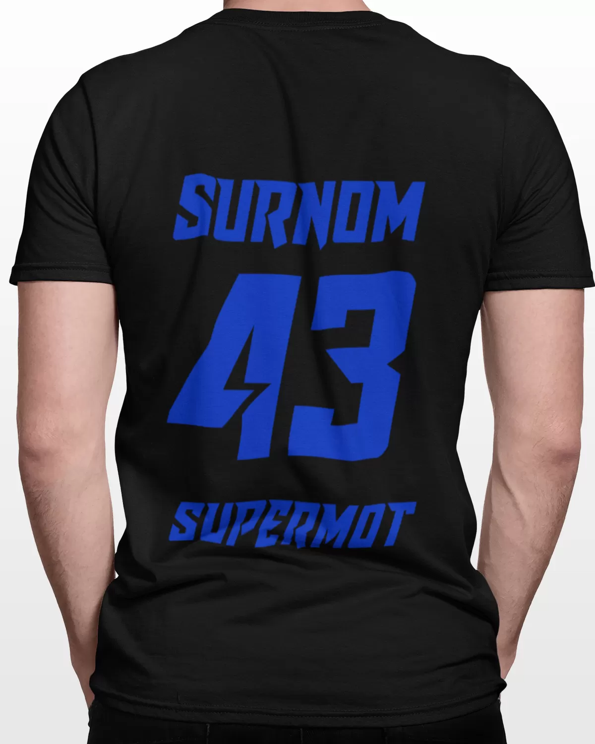 T-Shirt SUPERMOT PERSONNALISÉ SAPHIR EDITION - SUPERMOT® - Boutique Officielle