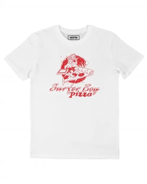 T-shirt Surfer Boy Pizza - Logo Camion Stranger Things 4 | Grafitee