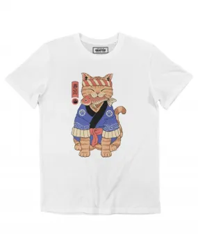 T-shirt Sushi Meowster - Chat Maître Sushi | Grafitee