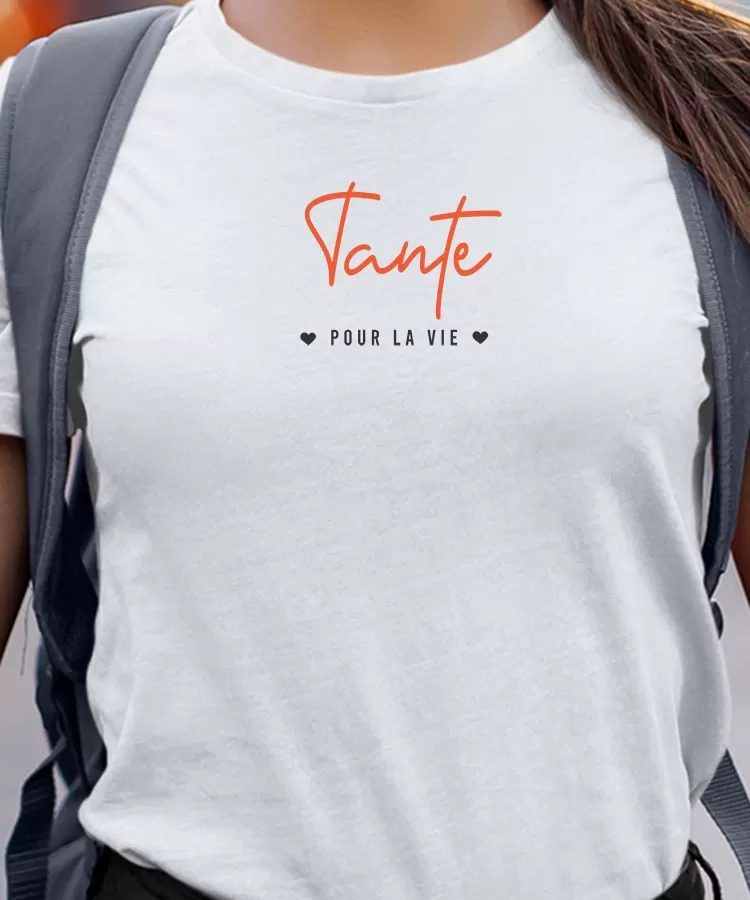 T-Shirt Tante pour la vie Pour femme