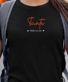 T-Shirt Tante pour la vie Pour femme