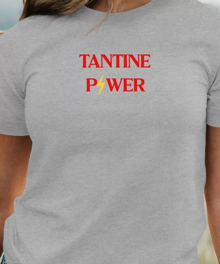 T-Shirt Tantine Power Pour femme