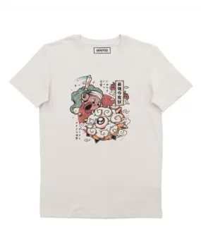 T-shirt The Great Kirby Of Kanagawa - Kirby x Hokusai | Grafitee