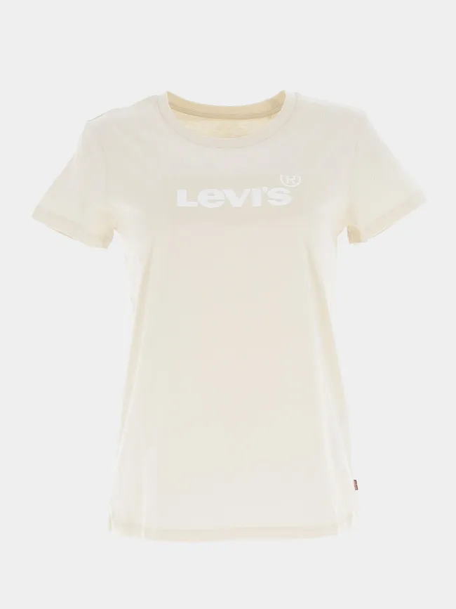 T-shirt the perfect tee beige femme - Levi's | wimod