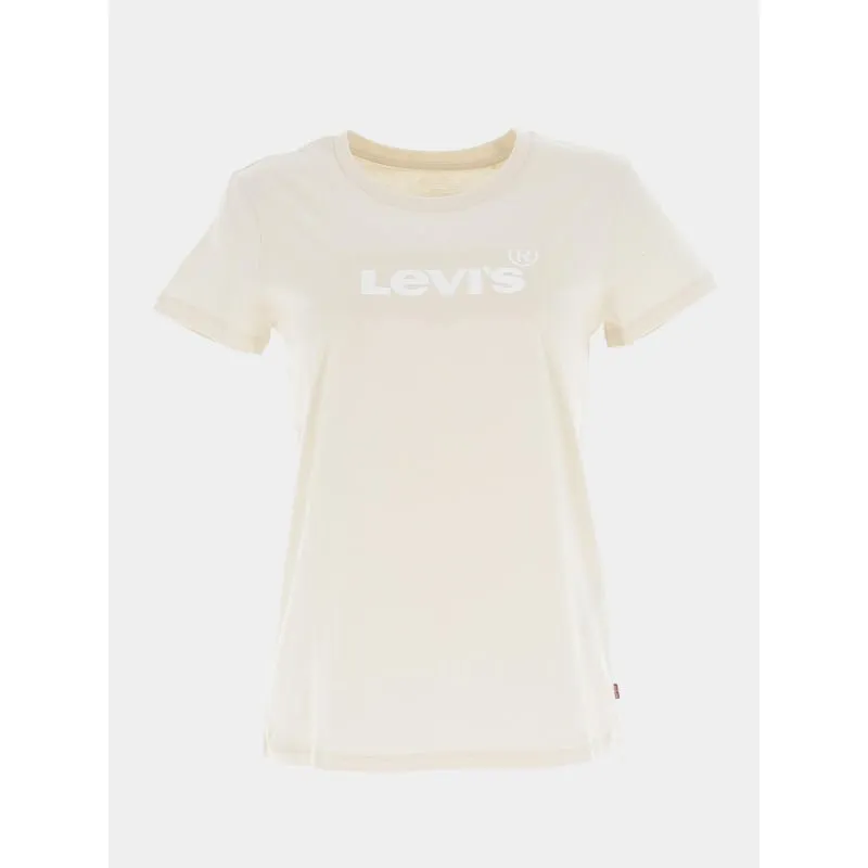 T-shirt the perfect tee beige femme - Levi's | wimod