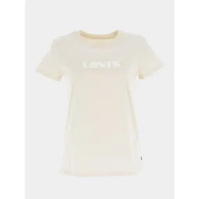 T-shirt the perfect tee beige femme - Levi's | wimod