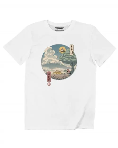 T-shirt Totoro Ukiyo-E - Tableau Vie Quotidienne Totoro | Grafitee