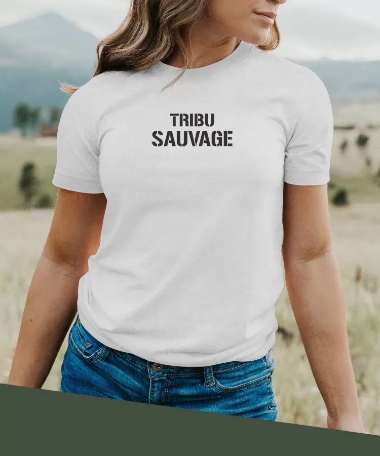 T-Shirt Tribu sauvage Pour femme