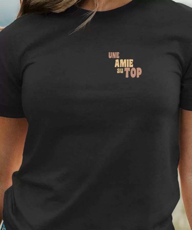 T-Shirt Une Amie au top Pour femme