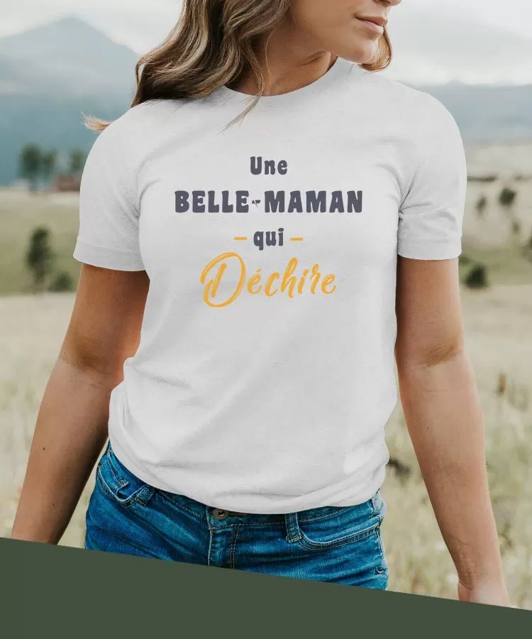 T-Shirt Une Belle-Maman Qui déchire Pour femme