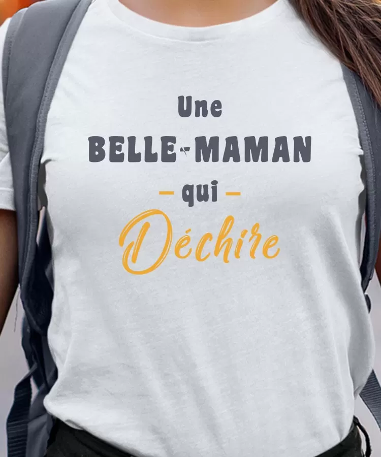 T-Shirt Une Belle-Maman Qui déchire Pour femme