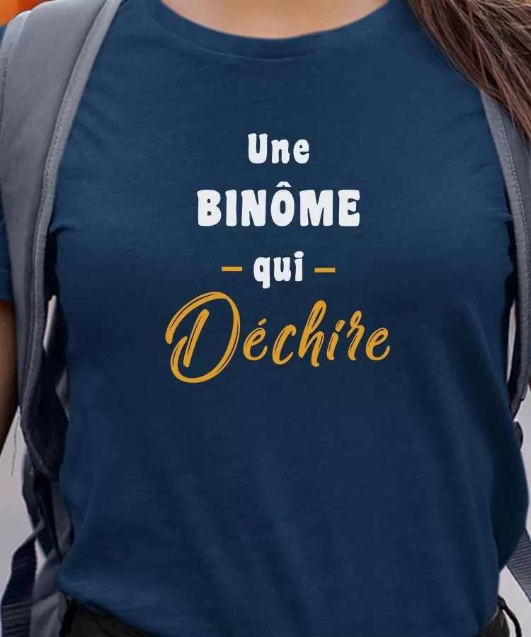 T-Shirt Une Binôme Qui déchire Pour femme