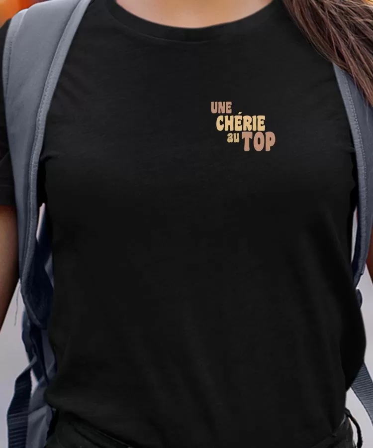 T-Shirt Une Chérie au top Pour femme