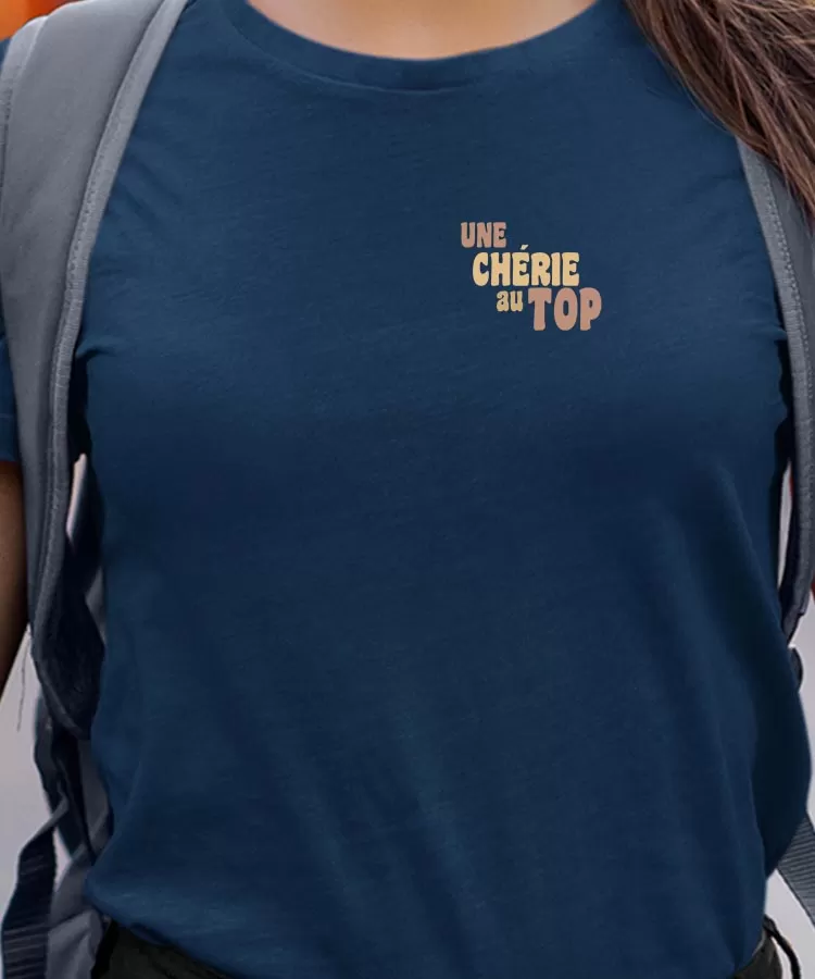 T-Shirt Une Chérie au top Pour femme