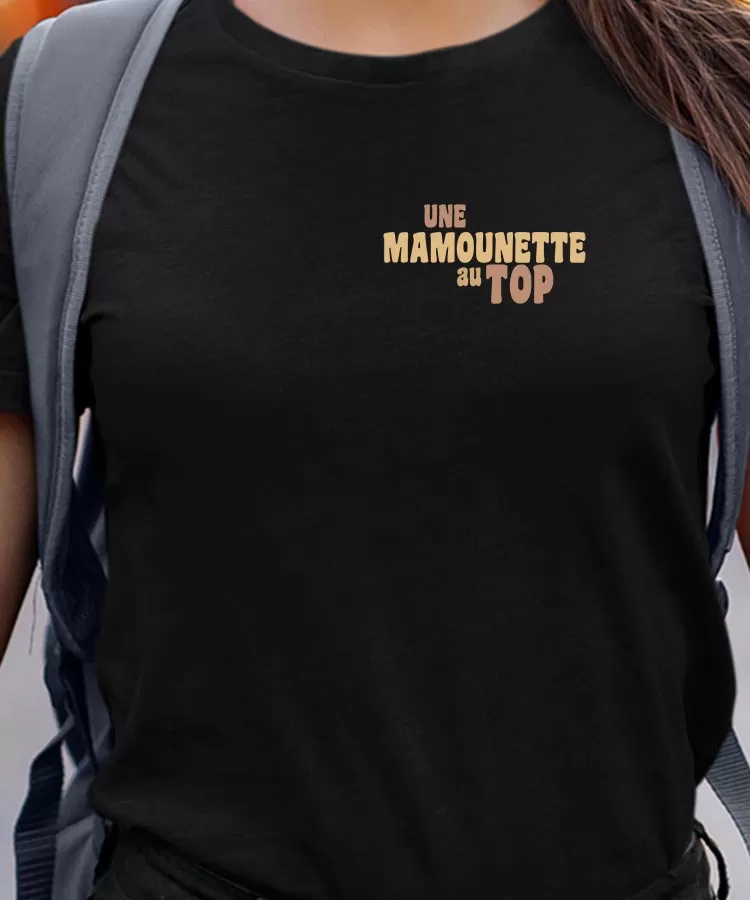 T-Shirt Une Mamounette au top Pour femme