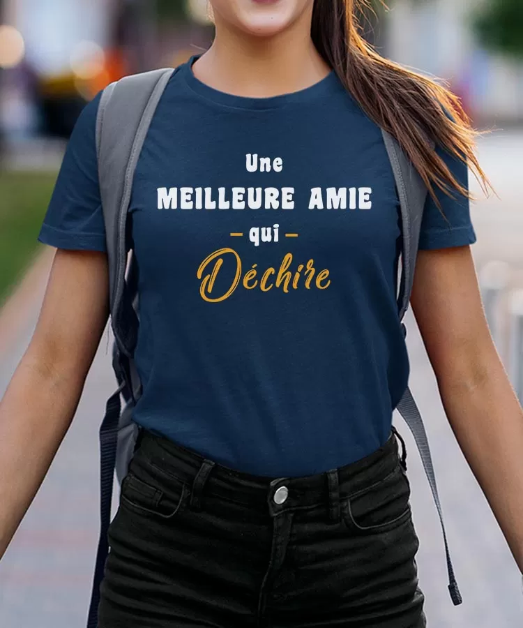 T-Shirt Une Meilleure Amie Qui déchire Pour femme