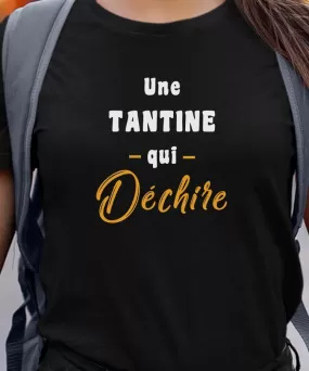 T-Shirt Une Tantine Qui déchire Pour femme