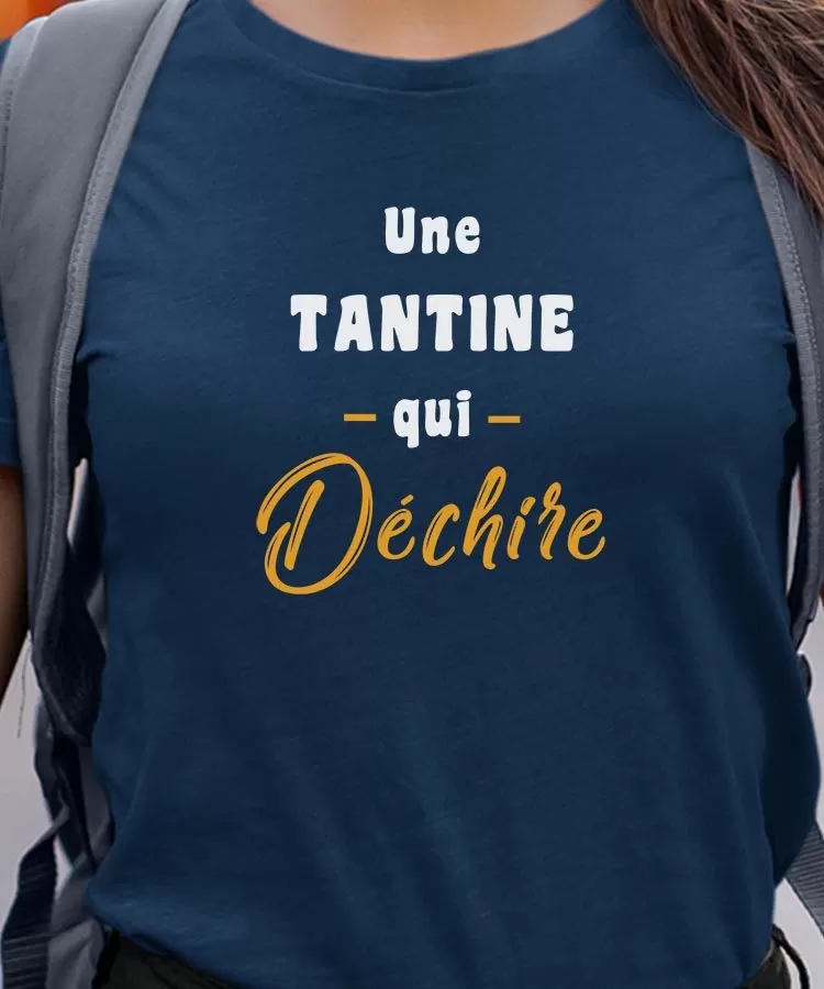 T-Shirt Une Tantine Qui déchire Pour femme