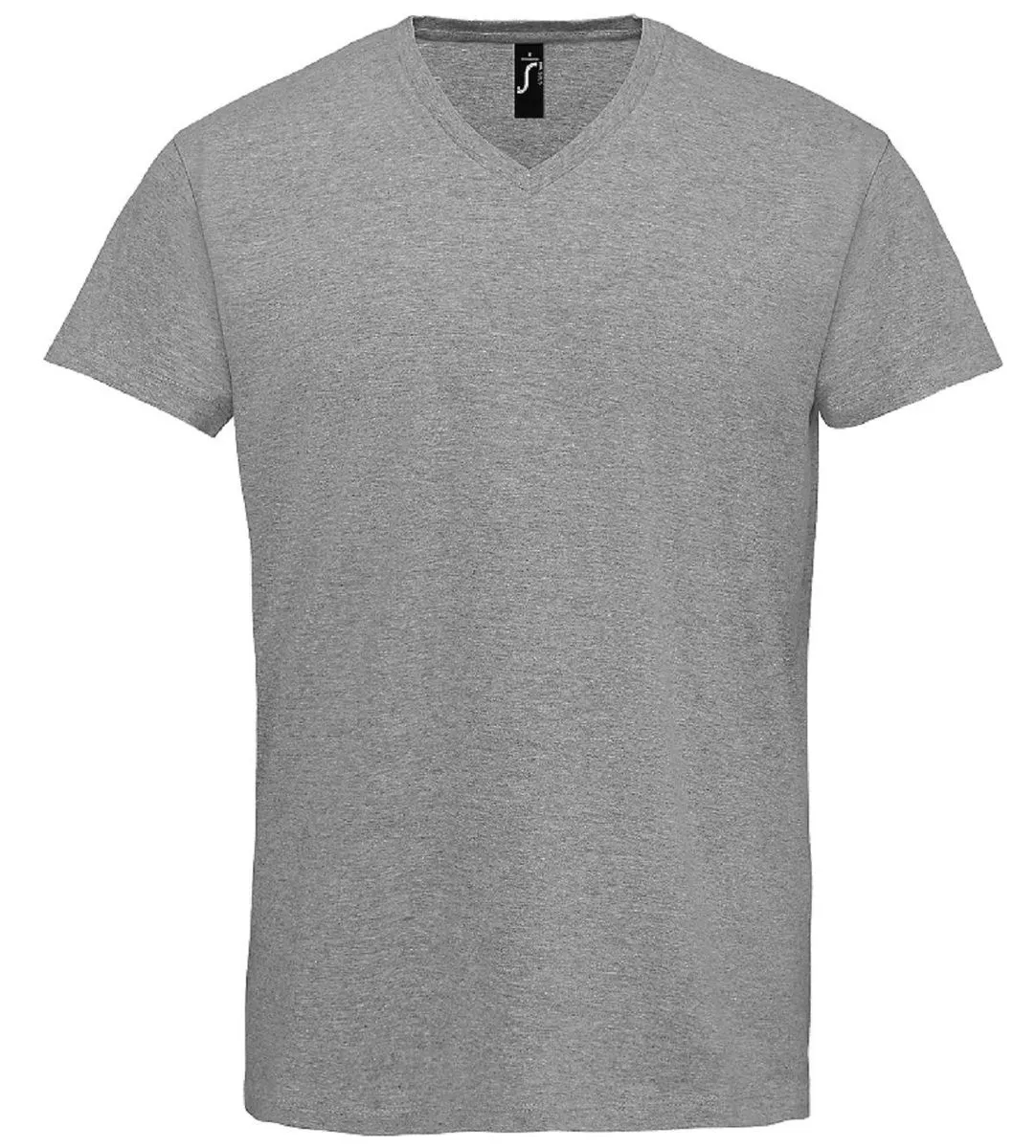 T-shirts col V manches courtes - Homme - 02940 - gris chiné 