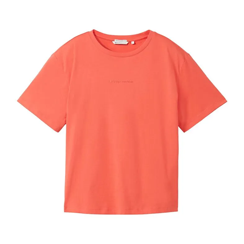 T-shirts et tops Femme Rouge Tom Tailor : T-shirts et Tops . Besson Chaussures