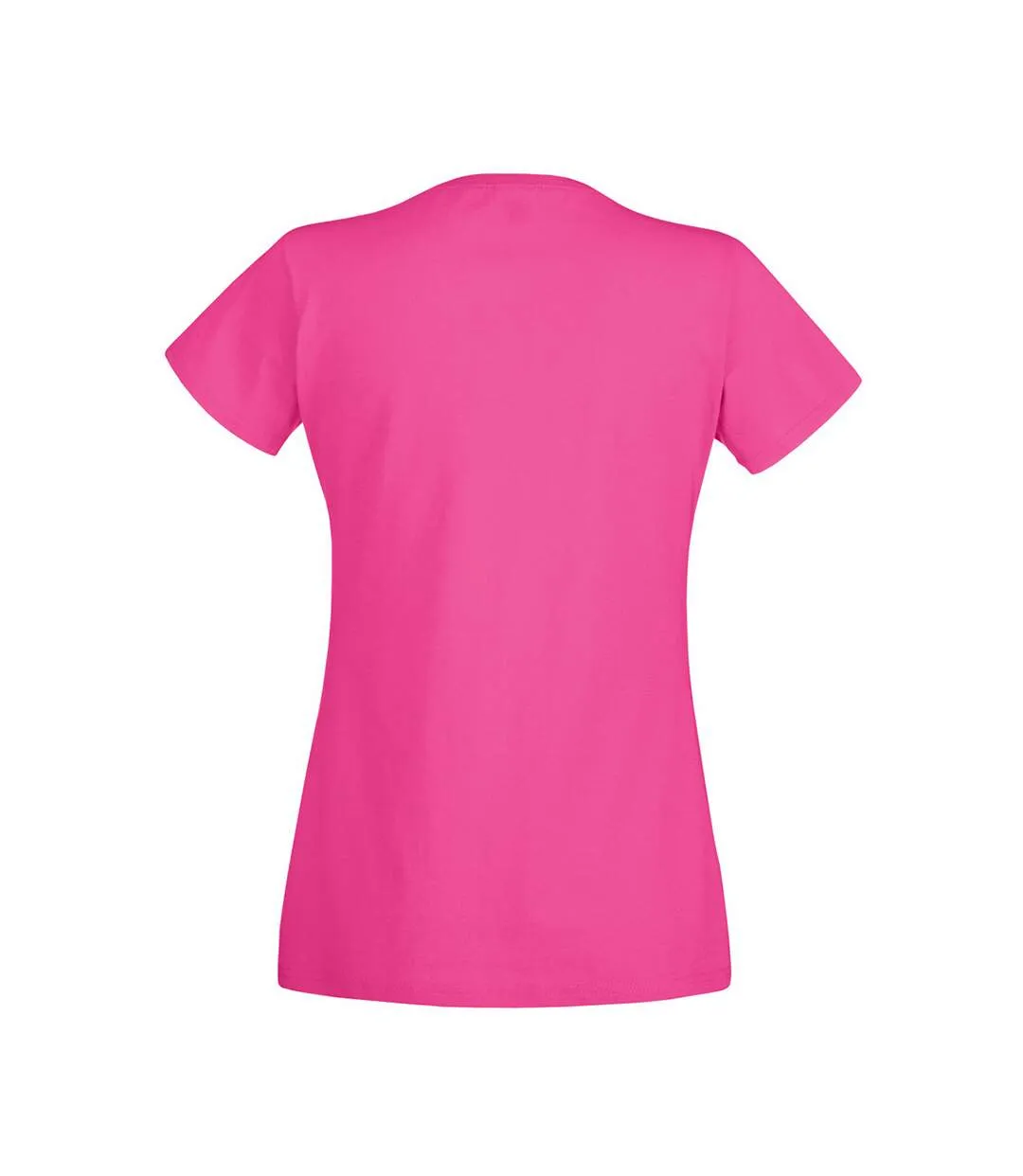 T-shirts manches courtes femmes fuchsia Fruit of the Loom