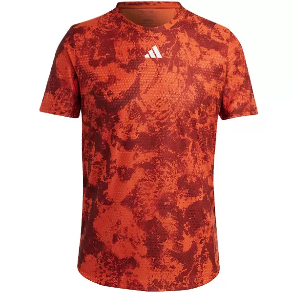 Tee-shirt de tennis junior Adidas Aeroready Roland Garros rouge