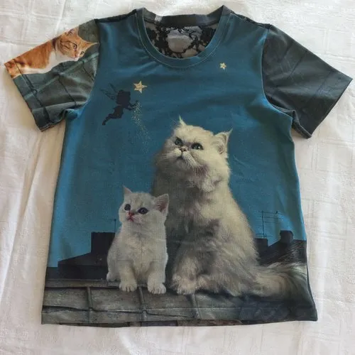 Tee-shirt enfant chat taille 10 ans