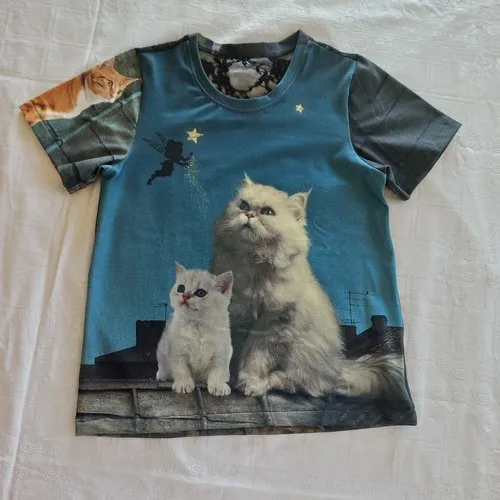 Tee-shirt enfant chat taille 10 ans